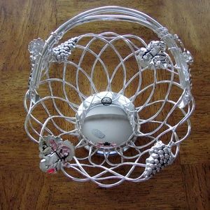 Silver Bread or Fruit Bowl Basket